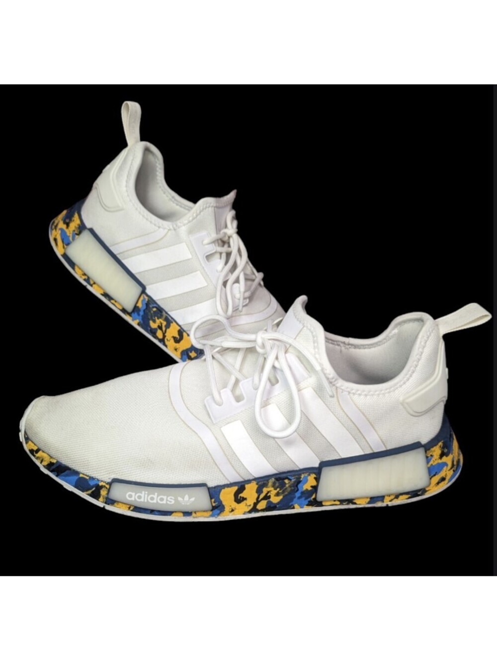 Adidas Originals NMD_R1 Gym Train Running Shoes Cloud White Camo gx4466 Men 12.5
